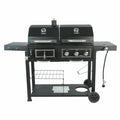 Dual Fuel Gas & Charcoal Combo Grill, Black with  NEW