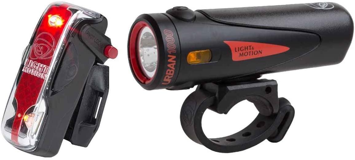 Combo Urban 1000 Trooper + Vis 180 Pro Rechargeable Bike Light Combo