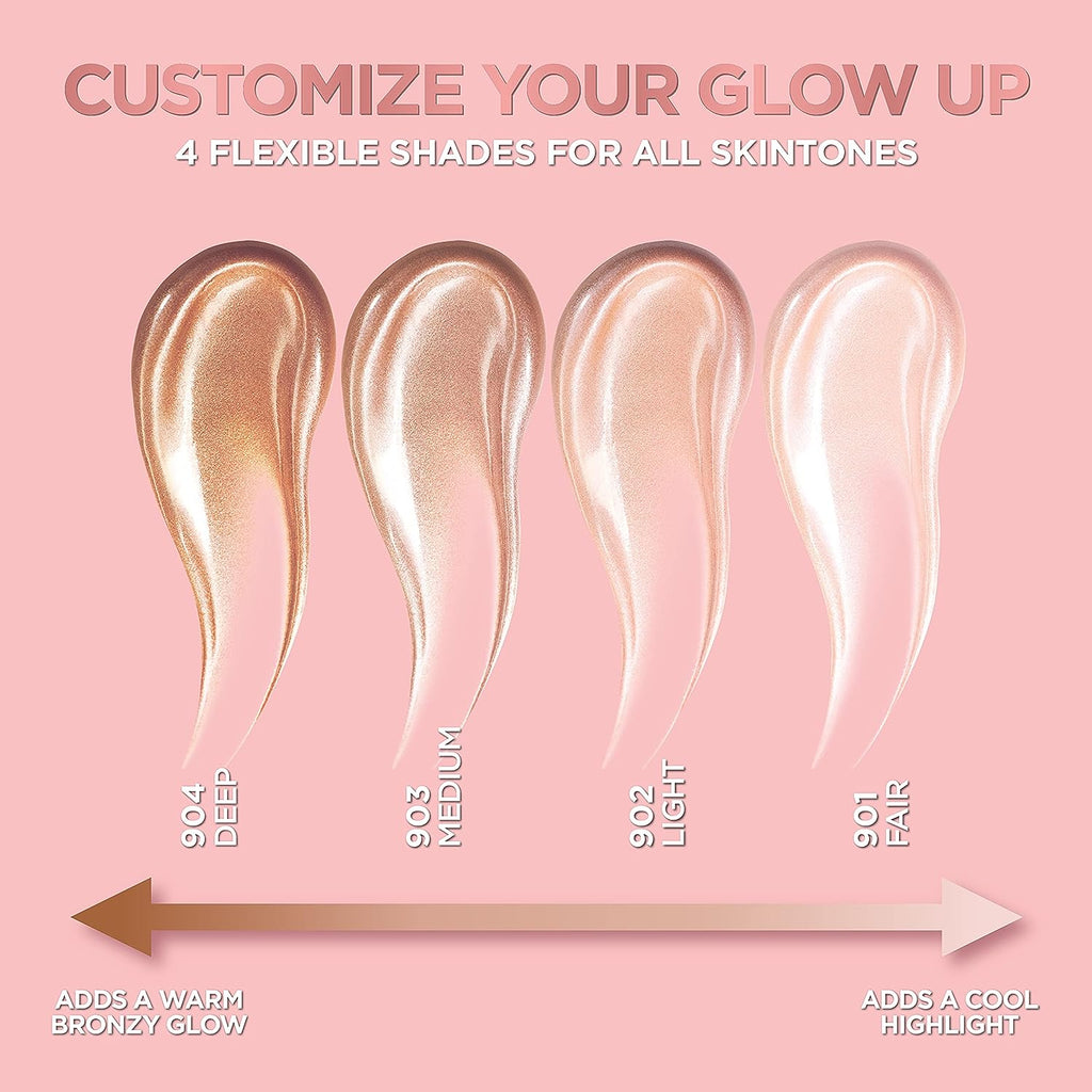 L'Oreal Paris Makeup True Match Lumi Glotion, Natural Glow Enhancer, Illuminator Highlighter Skin Tint,  All Day Radiant Glow Lotion -  Medium, 1.35 Ounces