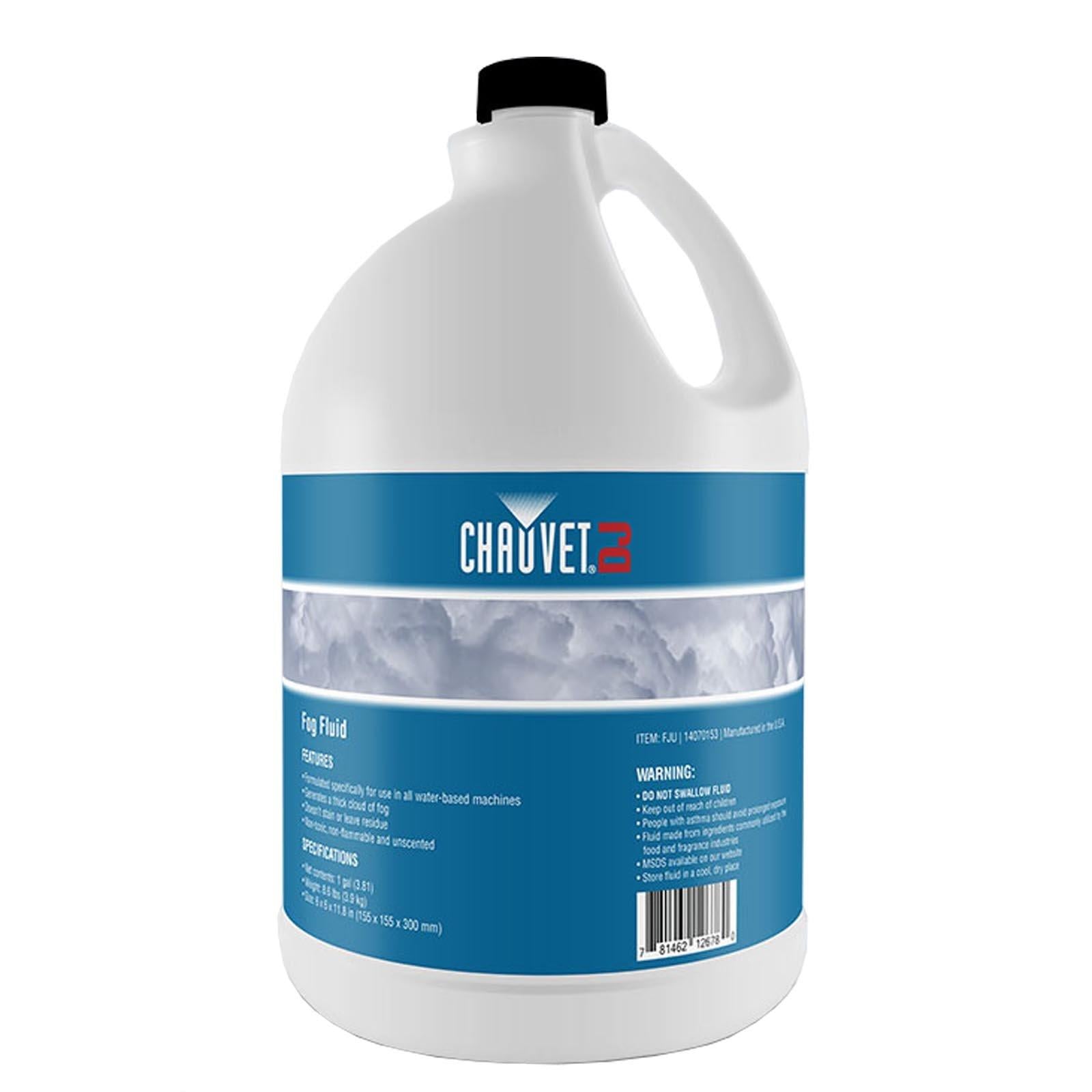American DJ Medium Size Fog Machine (2) & Chauvet 1 Gal Bottle FogJuice Fluid(2)