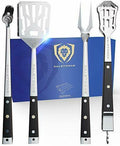 4-Piece Professional BBQ Pit Grill Set - Premium High-Carbon ...