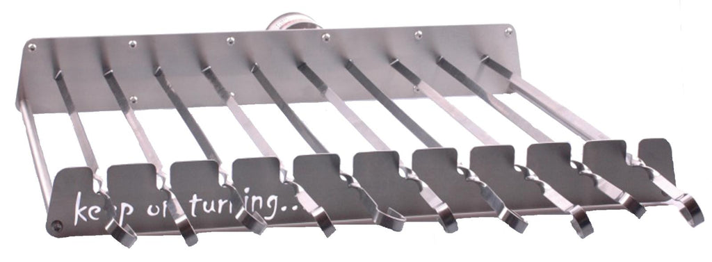 10 Skewer Rotisserie Rack Grill Automatic Rotating Motor Operated BBQ Set