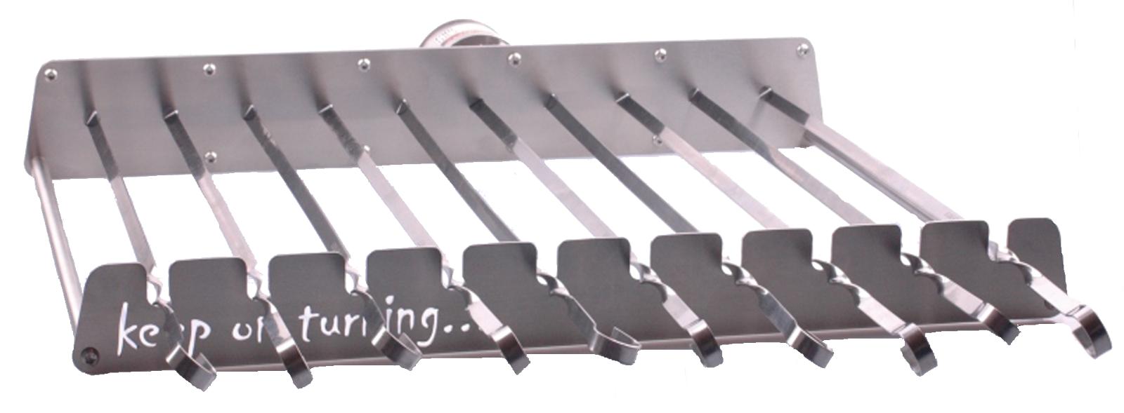 10 Skewer Rotisserie Rack Grill Automatic Rotating Motor Operated BBQ Kit
