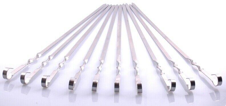 5 Skewer Rotisserie Rack Grill Automatic Rotating Motor Operated BBQ Set