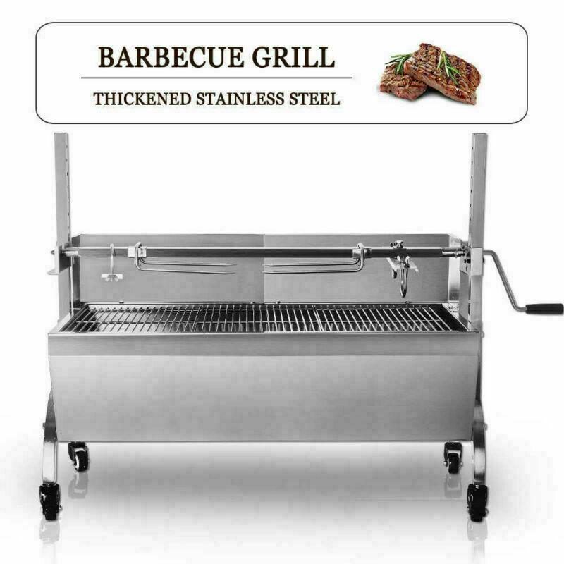 LarParty BBQ Grill Electric Hog Roast Barbeque Spit Machine Oven Rotisserie