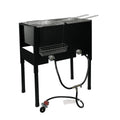 Outdoor Triple 3 Basket Deep Fryer Propane Portable Camping  Steel