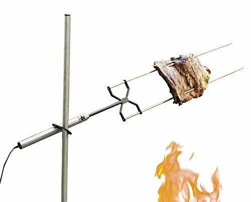 Grill: Heavy Duty Rotisserie Grill for Home + Portable for Outdoors...