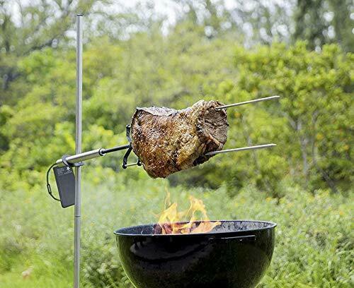 Grill: Heavy Duty Rotisserie Grill for Home + Portable for Outdoors...