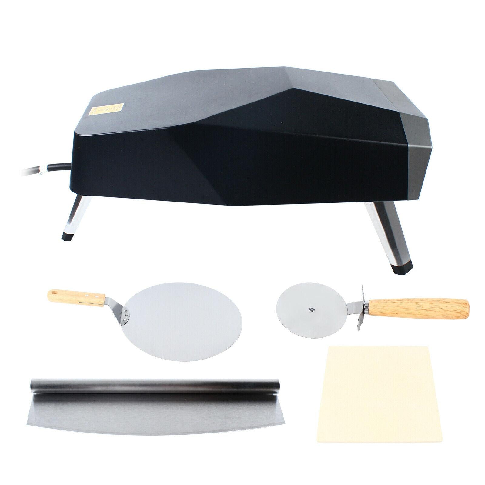12" Gas Pizza Oven Outdoor  Bake 300 - 500°c, 1–5 Mins BaOven