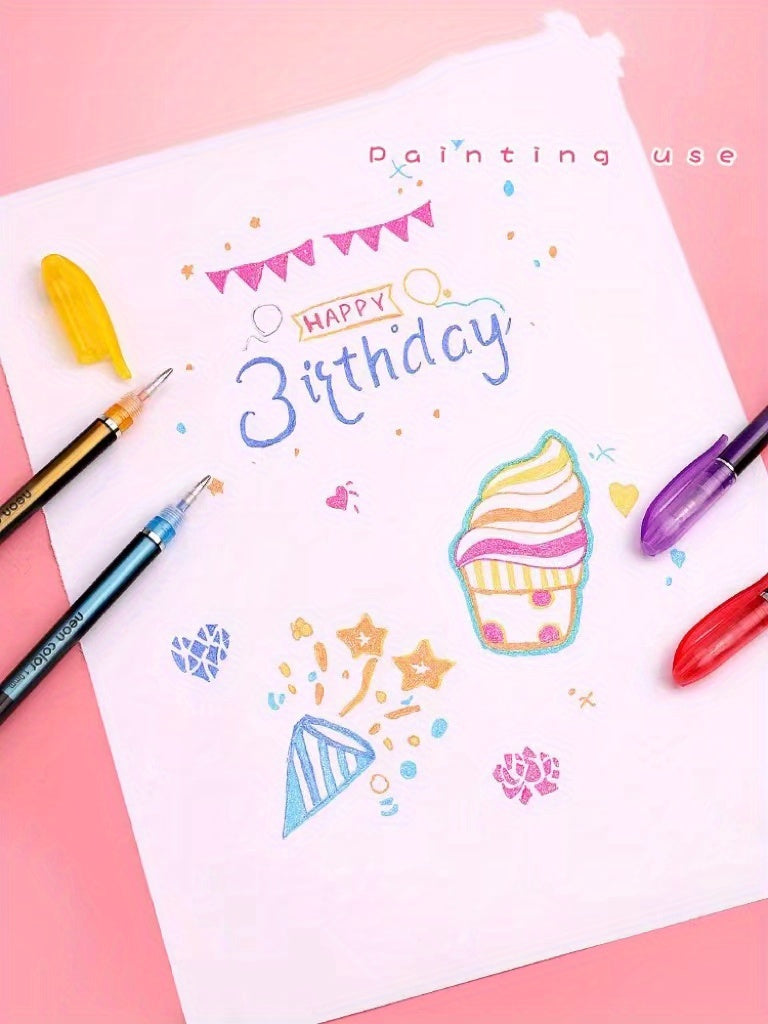 8/24/36/48/60/100pcsGelmushta Gel Pens Unique Colors (No Duplicates) Set For Adult Coloring Books Drawing With Case