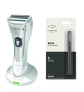 Latest  Cordless Lady Shaver White with Parker Pen