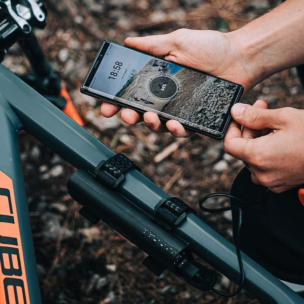 Magicshine Monteer 5000S Storm MTB Headlight, 5000 lumens of max Verified Output. 3200 Lumen Flood, 2000 Lumen spot, IPX5 Waterproof Mountain Bike Light with USB Rechargeable Battery Pack
