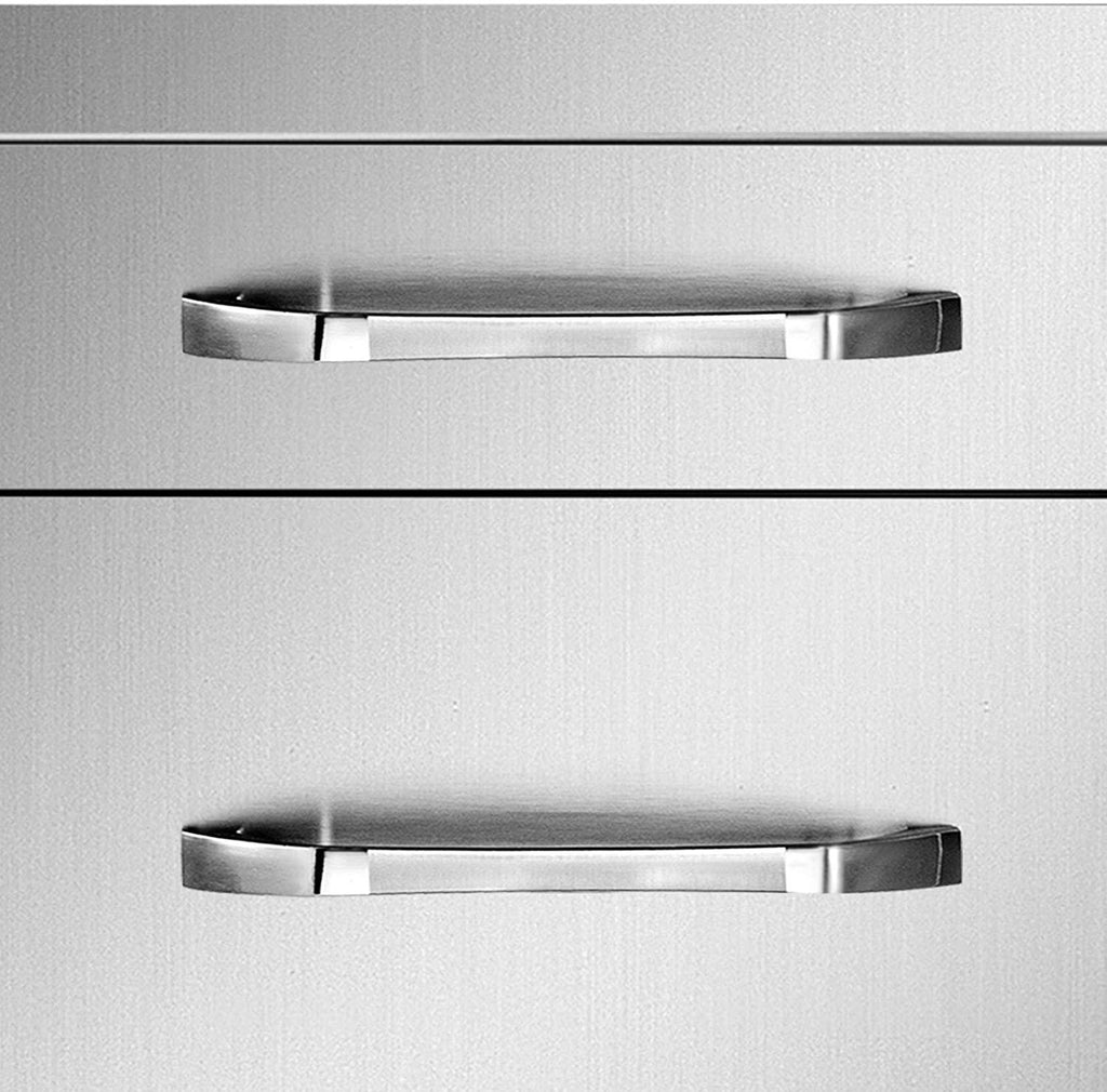Mophorn 14X20.3 Inch Outdoor Kitchen Drawers  Steel, Flush Mount Triple