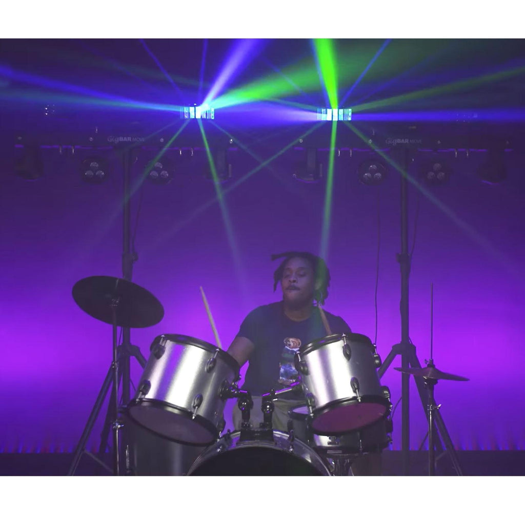 (2) Chauvet DJ GigBar Move White Effect Light Systems with Fog Machine & Programmable DMX Controller Package