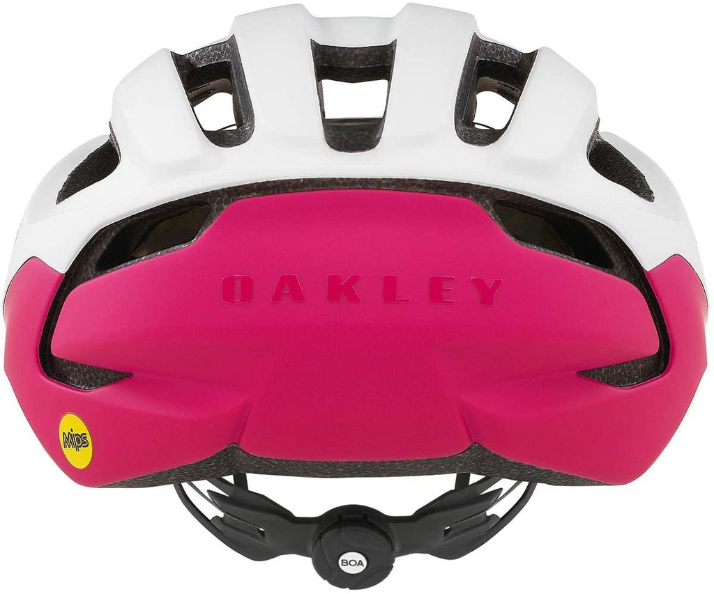 Oakley ARO3 MTB Cycling Helmet - White/Rubine Red/Large