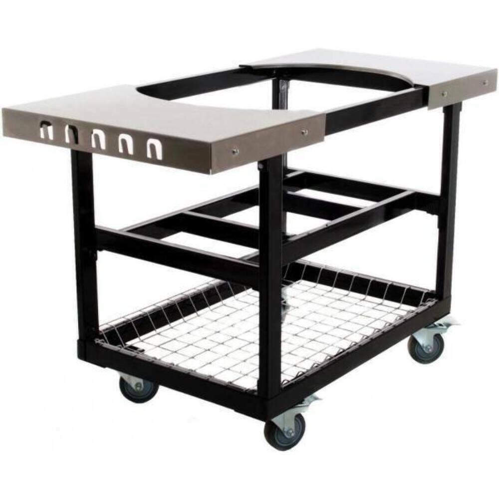 Grills Cart w/  Steel Side Tables for Oval Junior