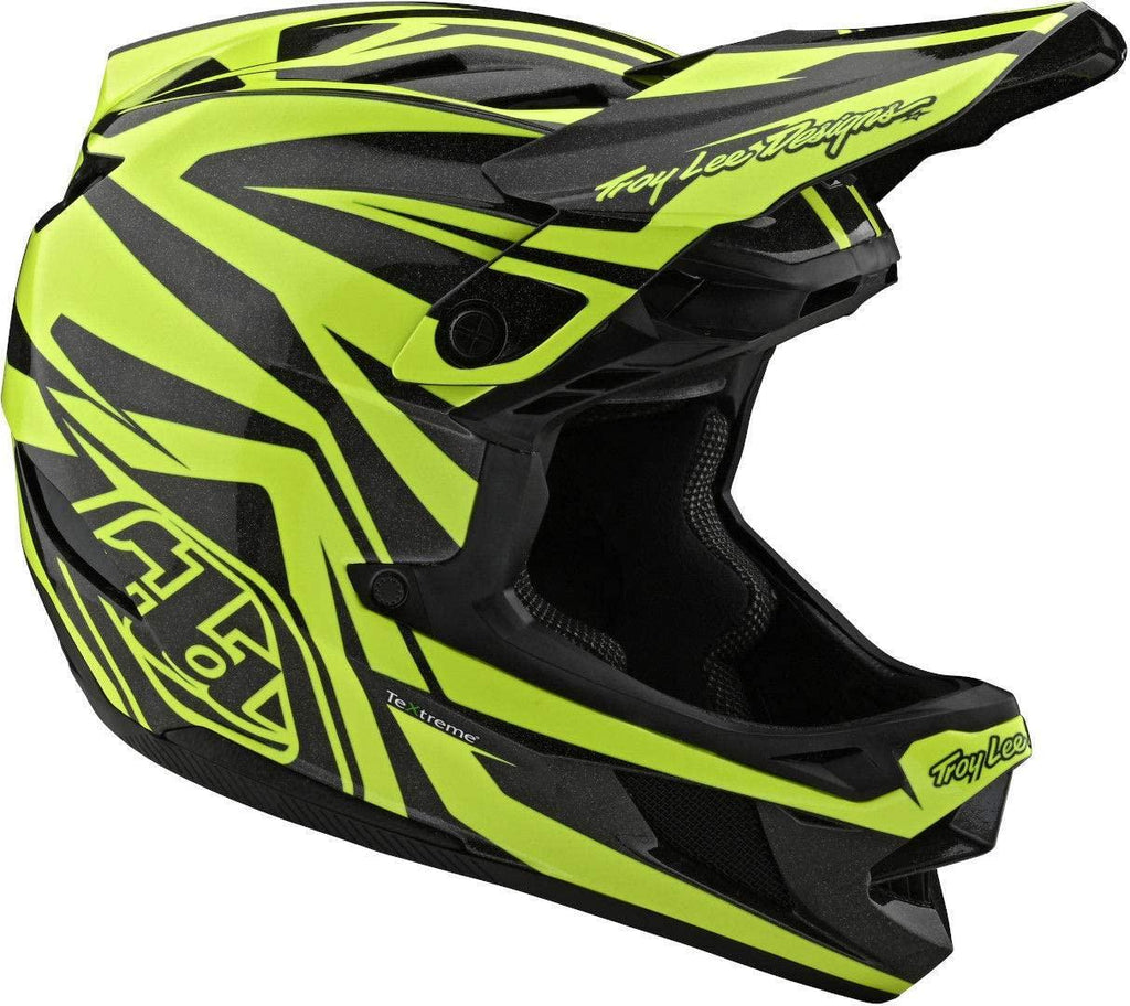 Troy Lee Designs D4 Carbon Slash Adult Off-Road BMX Cycling Helmet