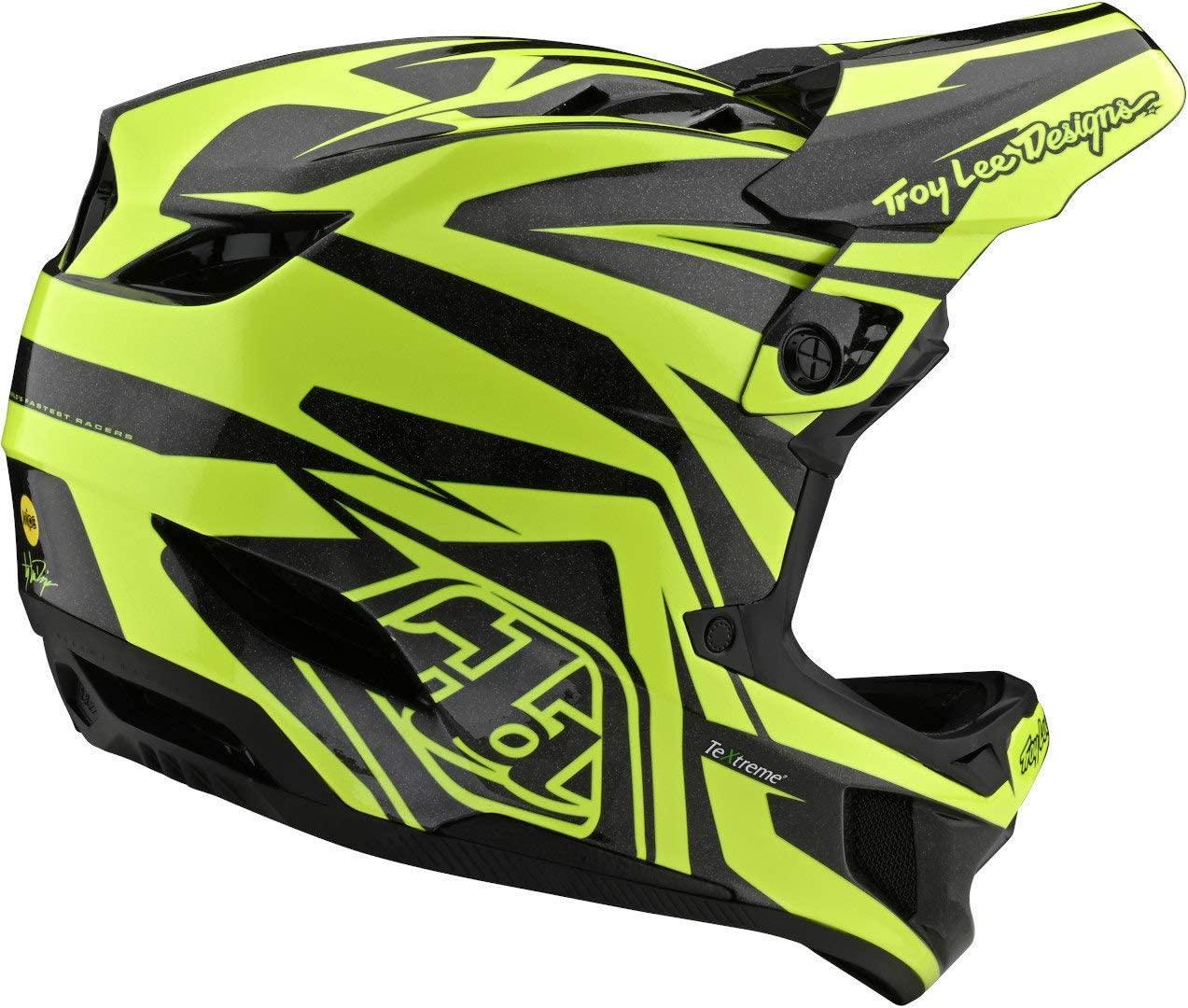 Troy Lee Designs D4 Carbon Slash Adult Off-Road BMX Cycling Helmet