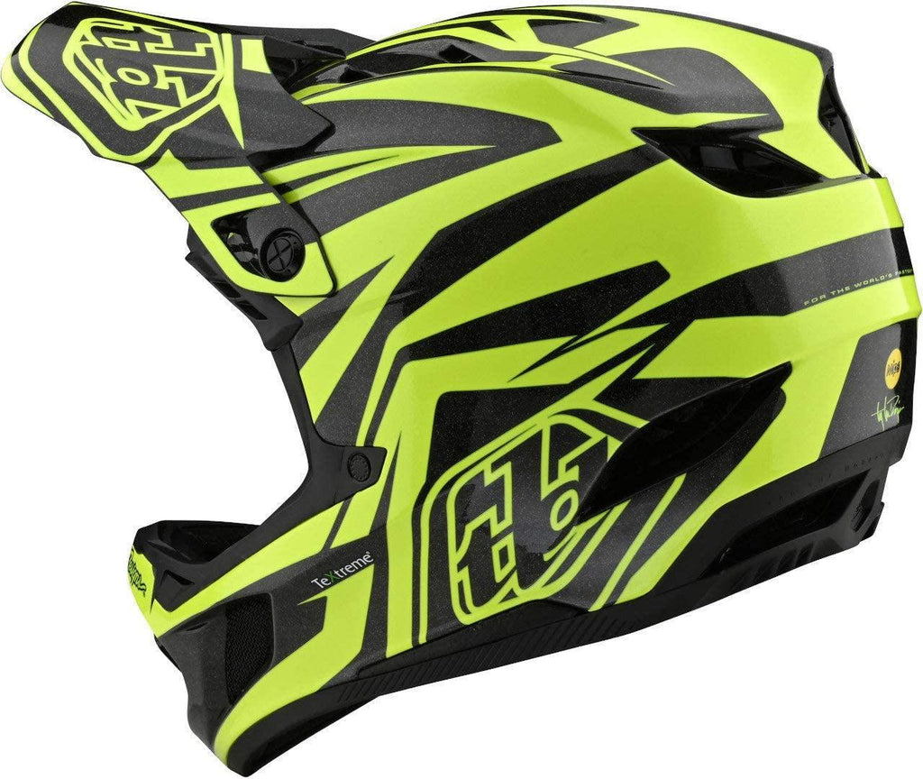 Troy Lee Designs D4 Carbon Slash Adult Off-Road BMX Cycling Helmet