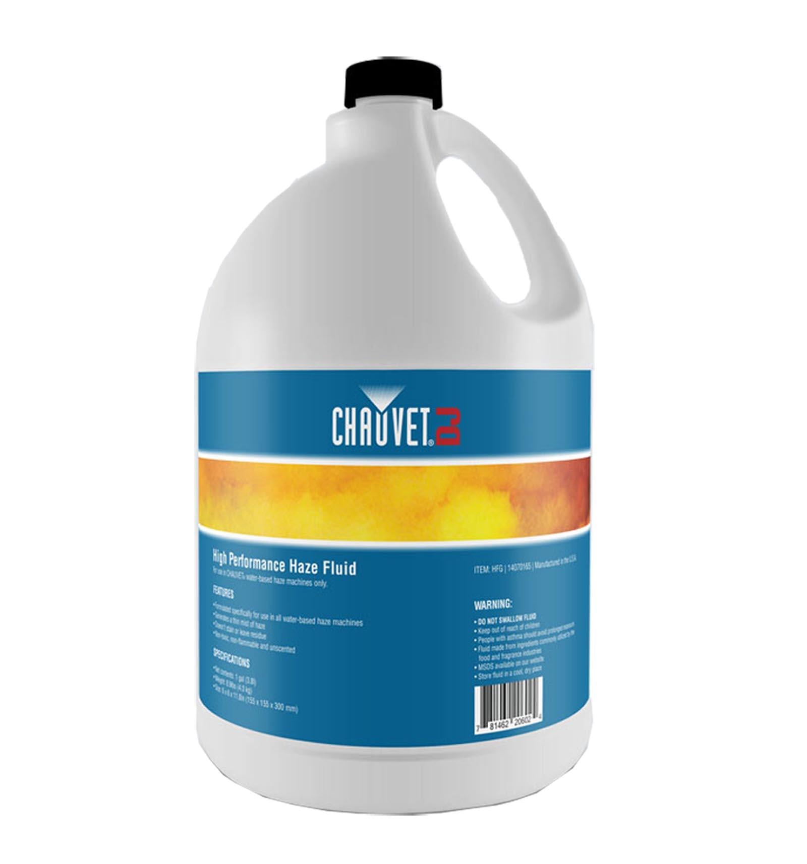 Chauvet DJ Hurricane HFG Water Smoke Fog Haze Machine Fluid, 1 Gallon (16 Pack)
