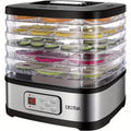 Food Dehydrator Machine Adjustable Temperature & 72H Timer, 5-Tray Dehydrators for Food And Jerky, Fruit, Dog Treats, Herbs, Snacks, LED Display, 240W Electric Food Dryer, Recipe Book