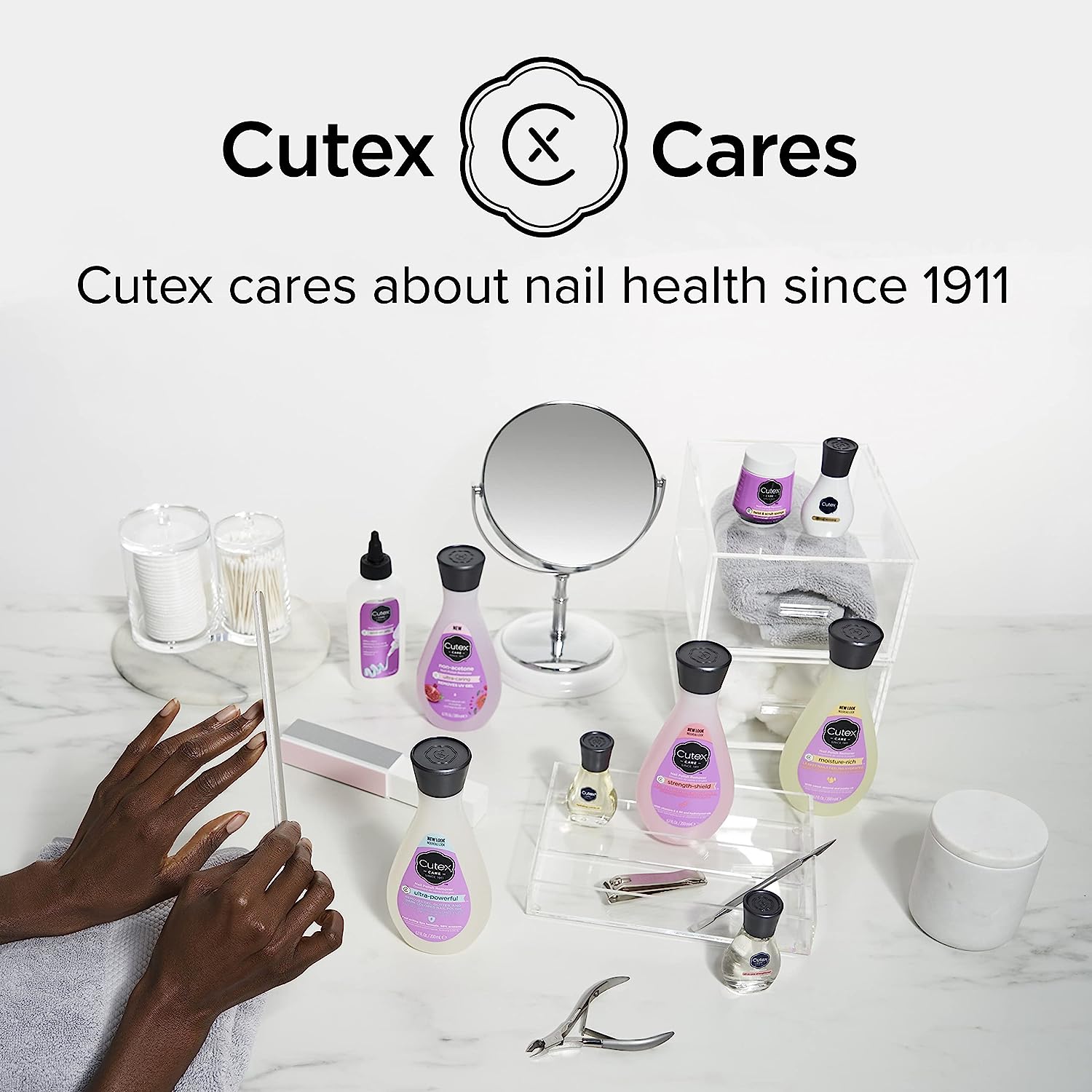 Cutex Nail Polish Remover, Strength Shield, Leaves Nails Looking Healthy, Contains Vitamins E, B5 &amp; Hydrolyzed Silk, 6.76 Fl Oz