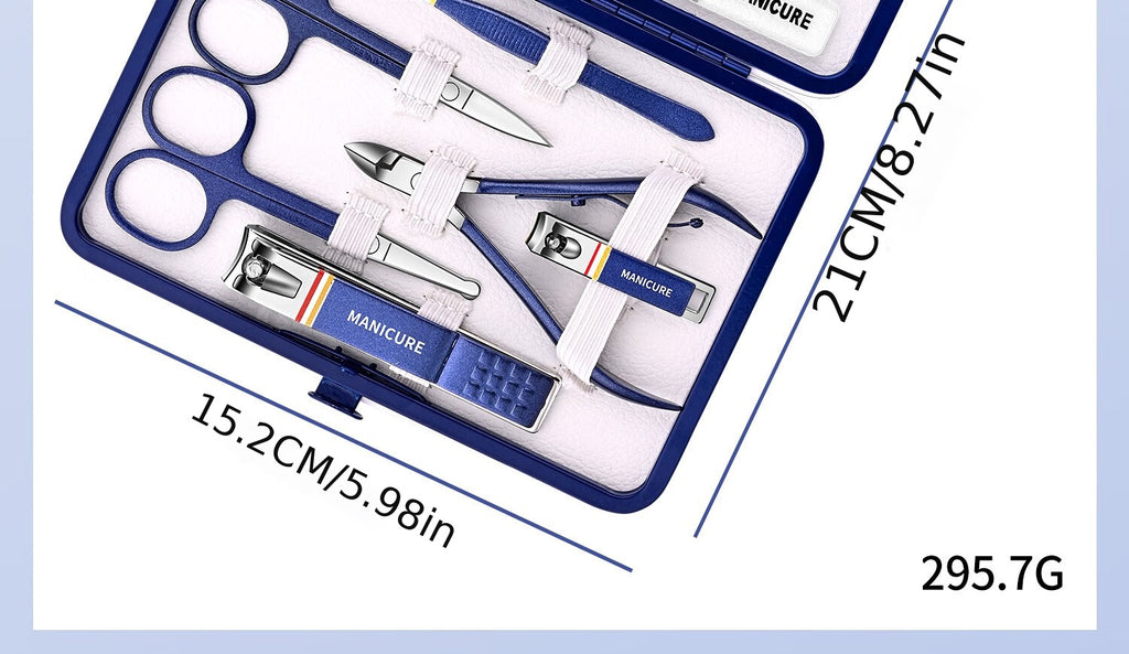 Manicure Set,  Steel Toe Finger Nail Clipper Nail Files Nail Cutter, Personal Care Tools, For Men Women