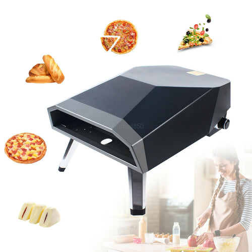 12'' Multifunction Gas Pizza Oven 1–5 Mins Coo300 - 500°c Durable Oven