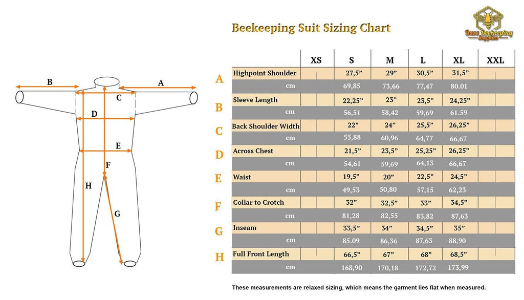 Ventilated Beekeeping Suit and Bee Family Stickers - YKK Metal Zippers - Men & Women - Total Protection - Self-Supporting Round Veil for Beekeepers - Easily Take On & Off - 8 Pockets (Large)