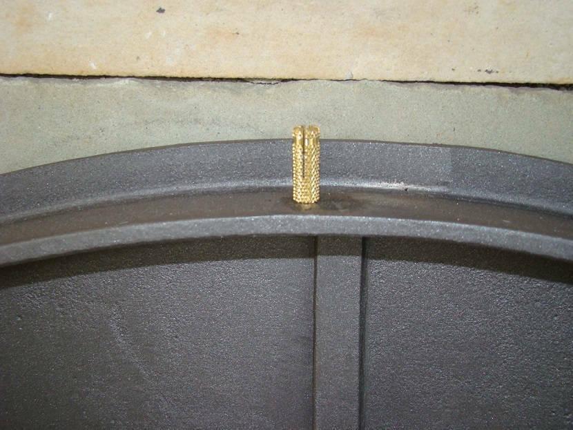 Cast Iron pizza oven door with glass | bread oven doors | 700x460 | Right