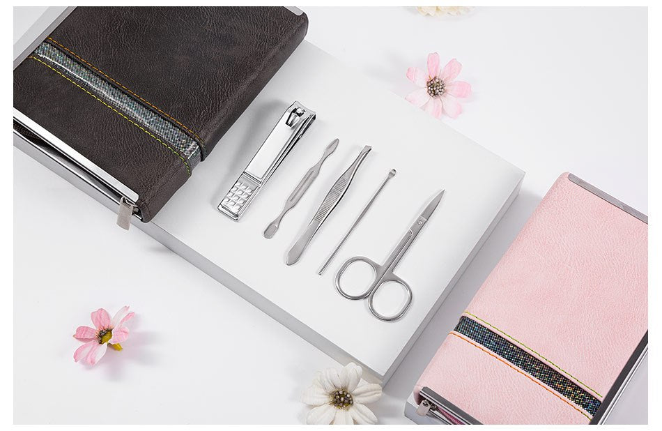 Nail Clipper Set 11/26pcs Set Manicure Set  Anti Splash Fingernail Cutter  Steel Nail Scissor Cuticle Tools