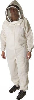 The Ultra Breeze Beekeeping Suit with Veil, 1-Unit, White, Small