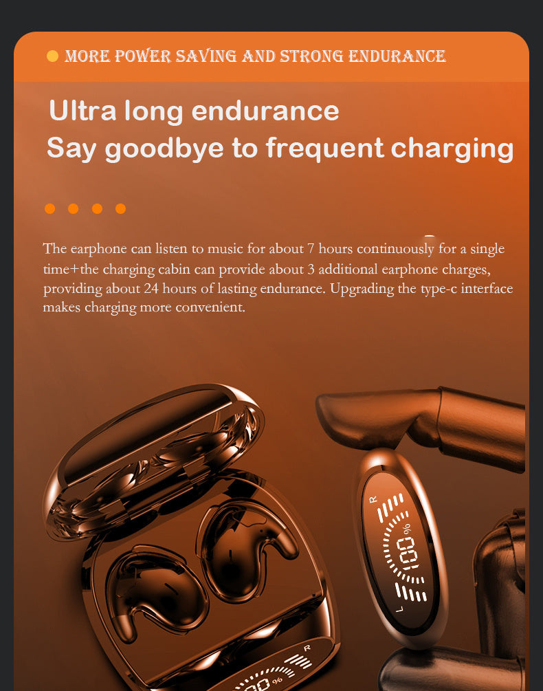 Ultra-Long Standby Wireless Earphone Headset - Ultra-Thin On-Ear Sports Bass For Android &amp; Ios
