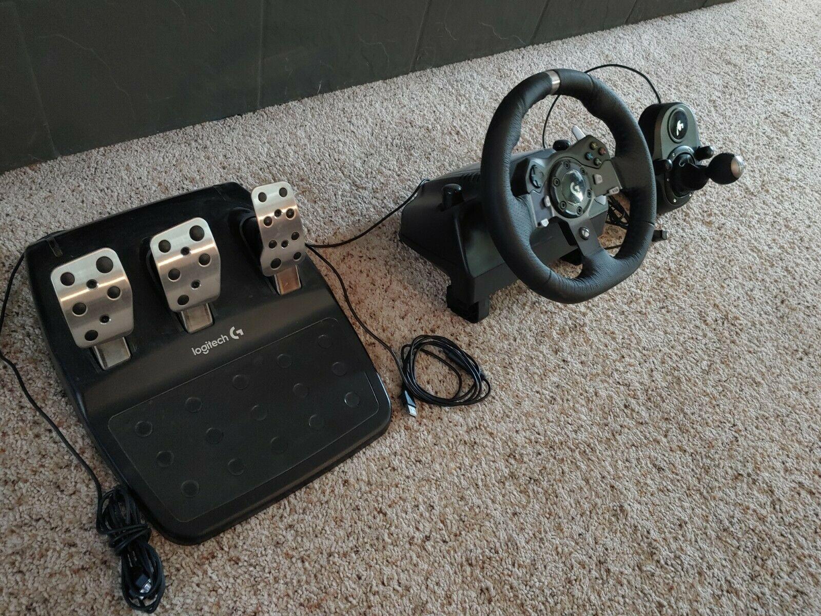 logitech g920 racing wheel and shifter For Xbox And PC.   Steering Wheel +