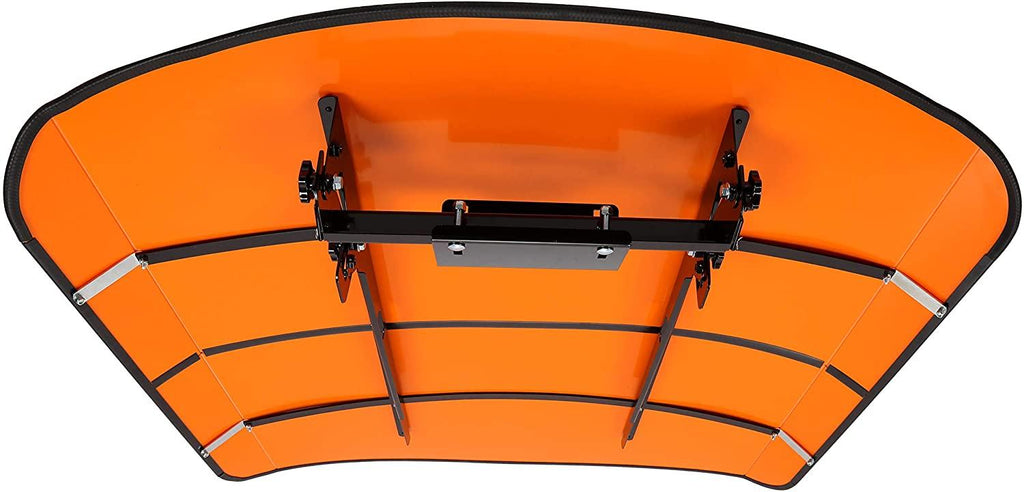 ECOTRIC Tractor Canopy Orange Compatible with All ROPS 48" X 52" Equipped Tractors with a 2" x 2" or 2" x 3" ROPS (Will Add About 4'' to The Height of The Tractor) Tractor Sun Canopy Sunshade