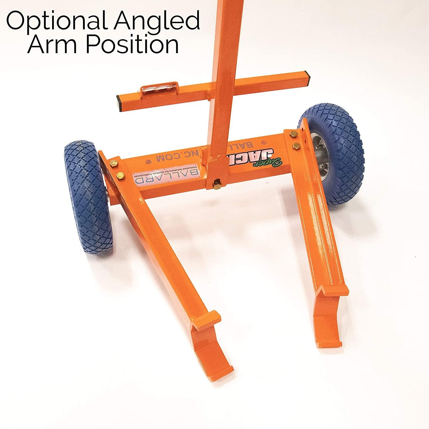 Ballard Inc Super Jack Pro - Mower Jack- ZTR, Stander, Walk Behinds (High Vis Orange)