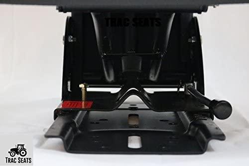 Black Waffle Style TRAC SEATS  Tractor Suspension SEAT with TILT FITS Massey Ferguson 231 234 234H 234S 235 240 245 250 255 265 270 274 275 285 (Fast - Delivers in 1-4 Business Days)