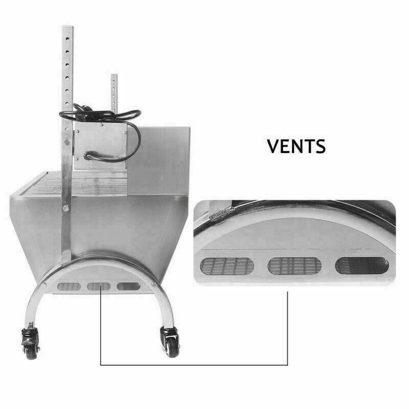 LarGrill Charcoal Spit Roaster BBQ Rotisserie Pig Lamb Roast Chicken w/ Motor