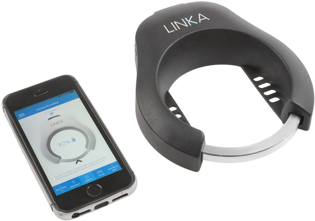 LINKA Original Smart Bike Lock - Black Art
