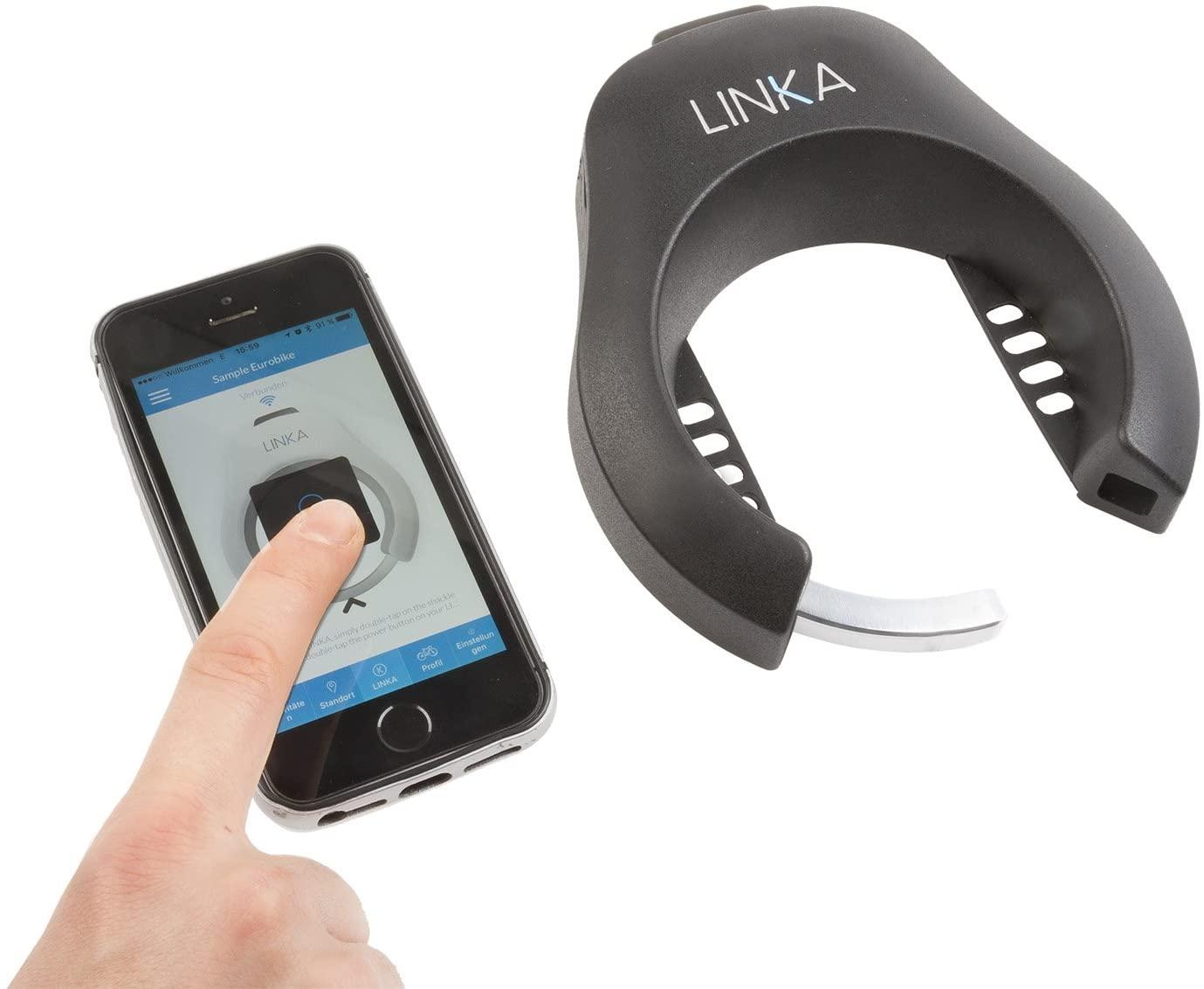 LINKA Original Smart Bike Lock - Black Art