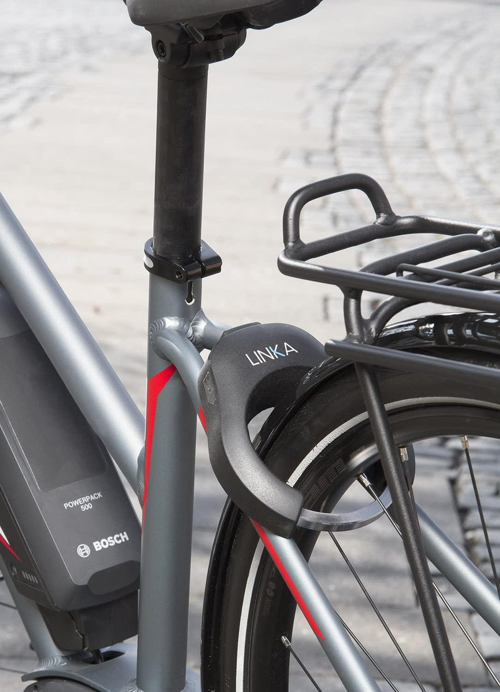 LINKA Original Smart Bike Lock - Black Art
