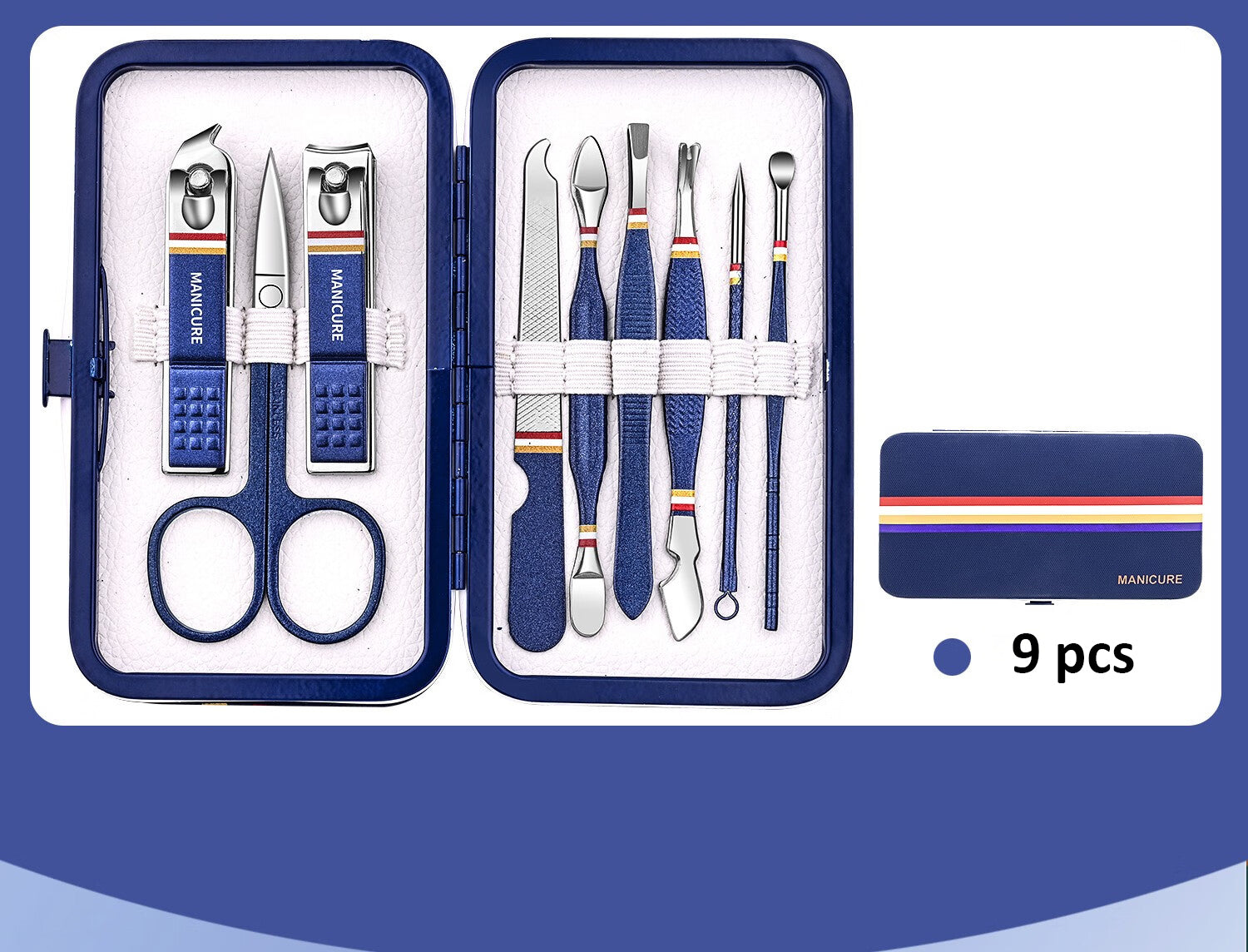 Manicure Set,  Steel Toe Finger Nail Clipper Nail Files Nail Cutter, Personal Care Tools, For Men Women