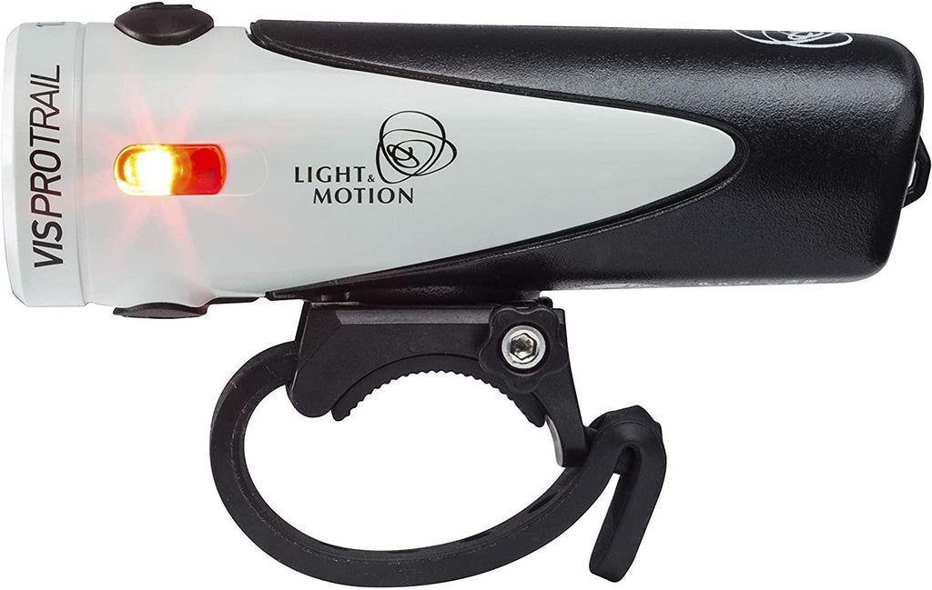 Light & Motion Vis Pro 1000 Trail, Reliability, high Power & Fast Charging Makes This a top Choice for Night Rides as Well as Daytime Safety. 3 Helmet/bar Mount Options Included.