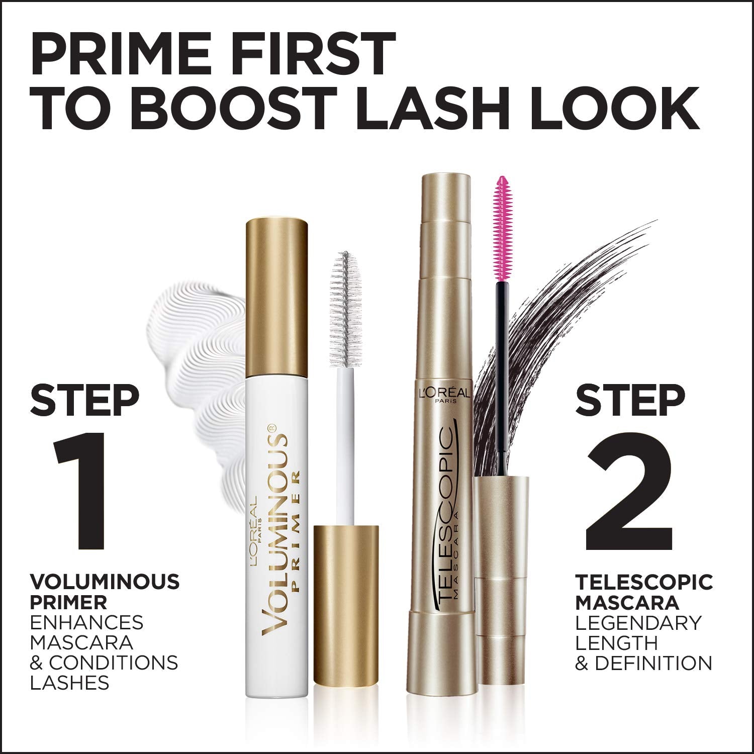 Telescopic Mascara Carbon Black 2 Pack