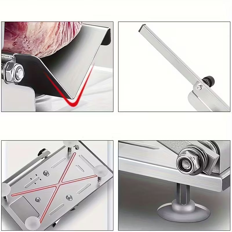 1pc Kitchen Cutting Tool, Meat, Fruit And Vegetable Slicer, Adjustable Thickness Kitchen Accessories