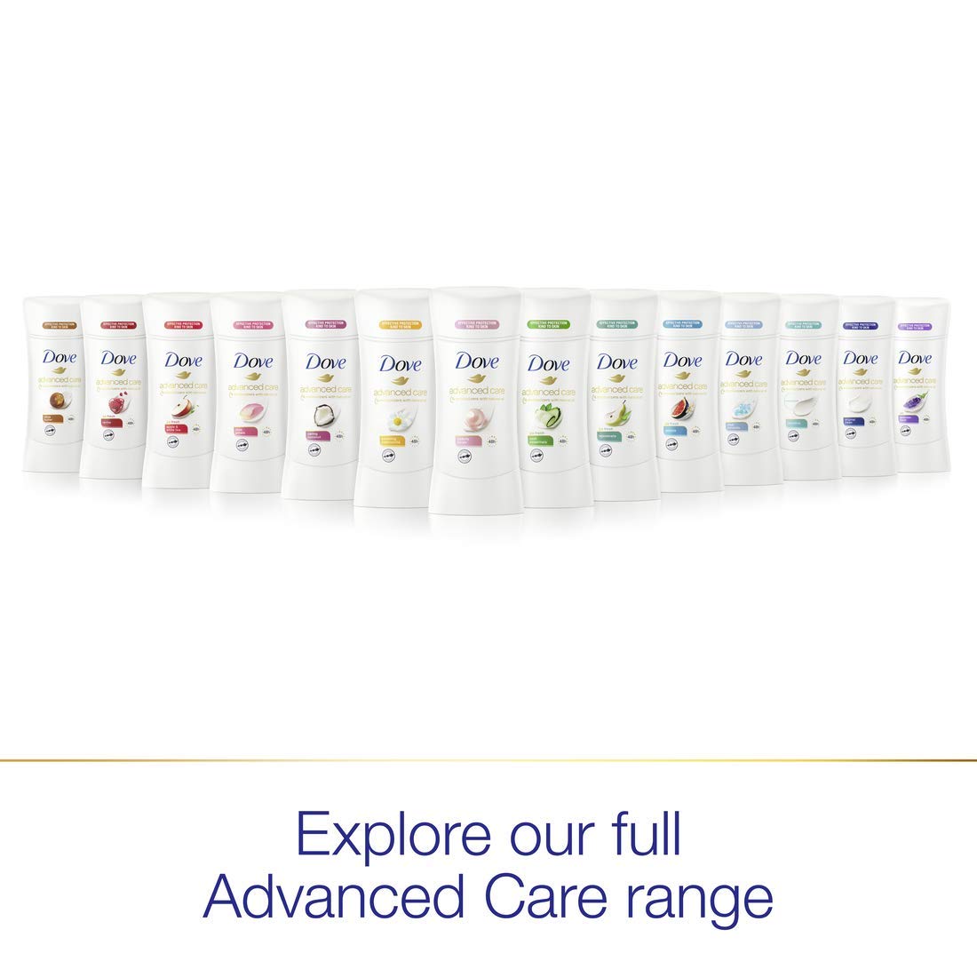 Dove Advanced Care Antiperspirant Deodorant Stick for Women Beauty Finish for 48 Hour Protection And Soft And Comfortable Underarms, 2.6 Ounce (Pack of 4)