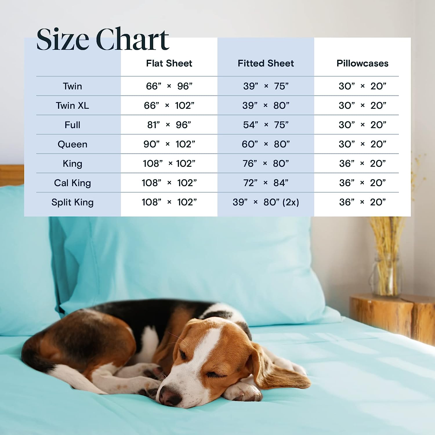 LuxClub 7 PC Split King Sheet Set Bamboo Sheets Deep Pockets 18" Eco Friendly Wrinkle Free Cooling Sheets Machine Washable Hotel Bedding Silky Soft - Aqua Split King