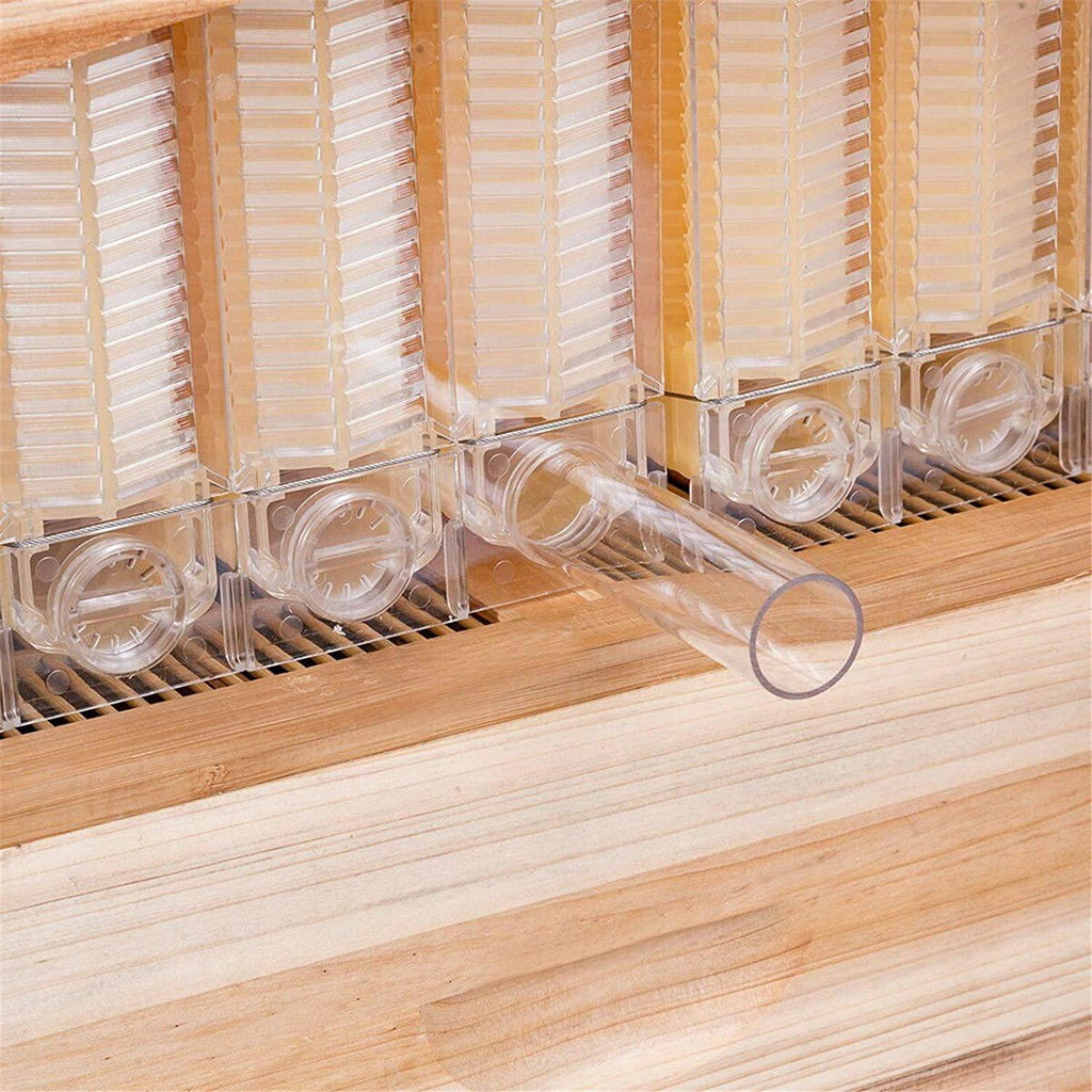 Auto Beehive Frame Comb - Tberar 7Pcs Automatic Wooden Beehive House, Auto Honey Hive Beehive Frames, Beekeeping Wooden House Beehive Boxes, Beehives and Supplies Starter Kit for Beekeepers