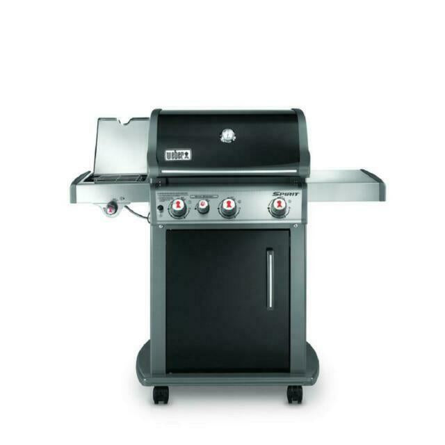 Spirit E-330 3-Burner Liquid Propane Gas Grill In Black With -In Thermomete