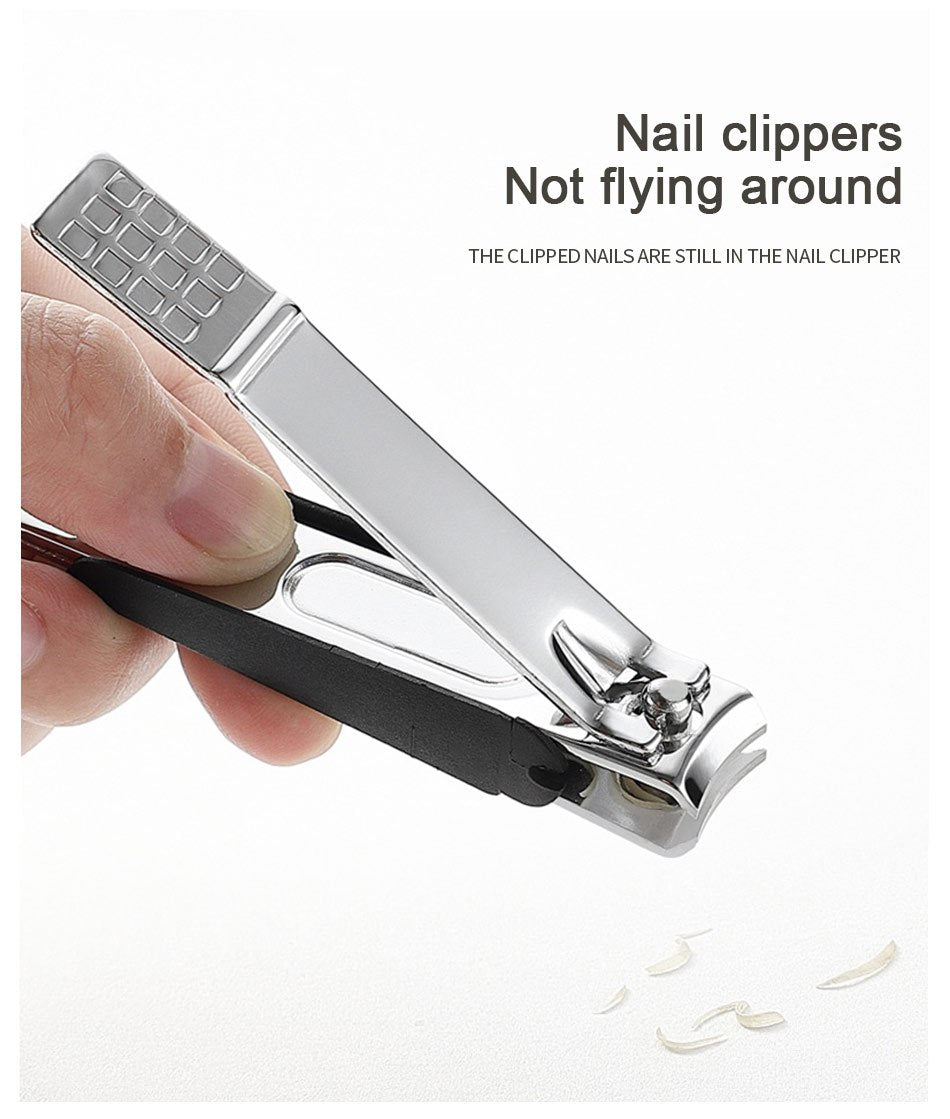 Nail Clipper Set 11/26pcs Set Manicure Set  Anti Splash Fingernail Cutter  Steel Nail Scissor Cuticle Tools